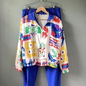 Vintage 1980s Quantum Soprtswear Suit